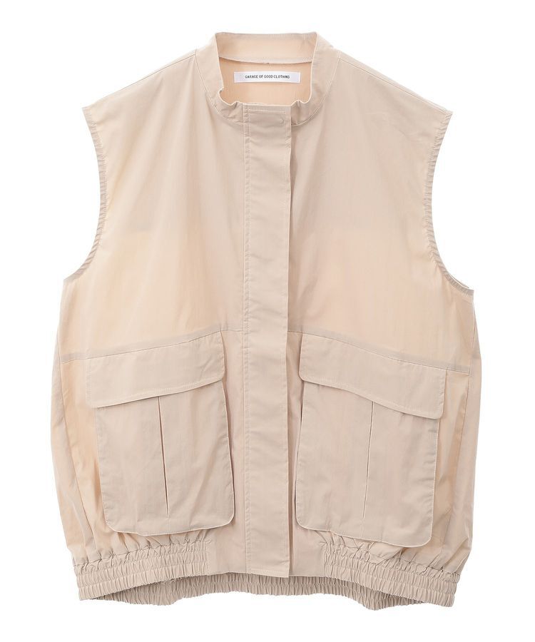 GARAGE OF GOOD CLOTHING「綿ナイロンミリタリーベスト」|ベスト・ジレ|