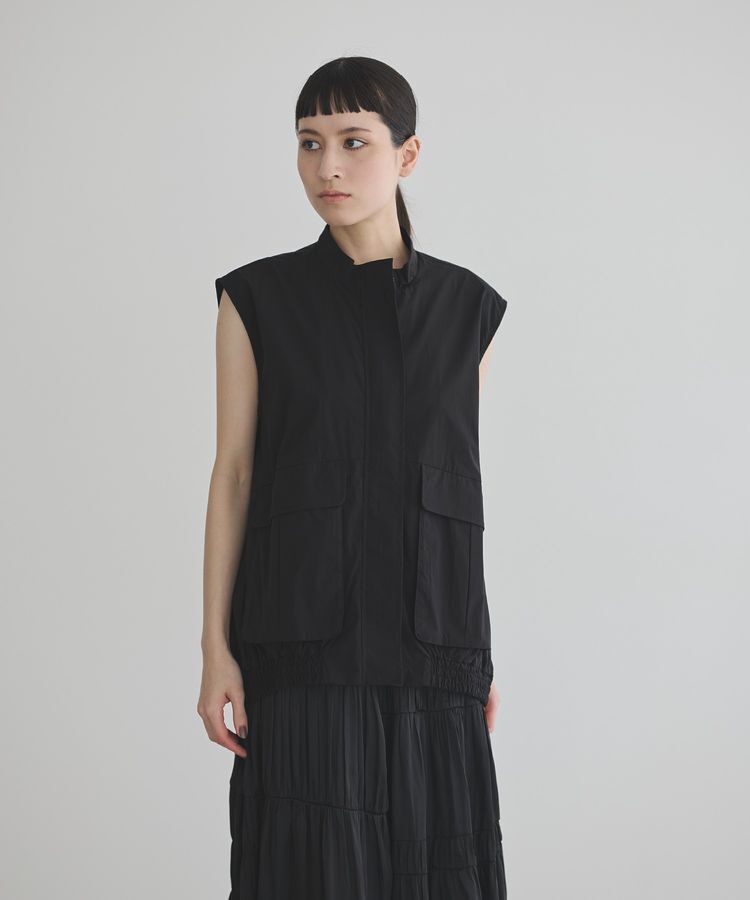 GARAGE OF GOOD CLOTHING「綿ナイロンミリタリーベスト」|ベスト・ジレ|Black