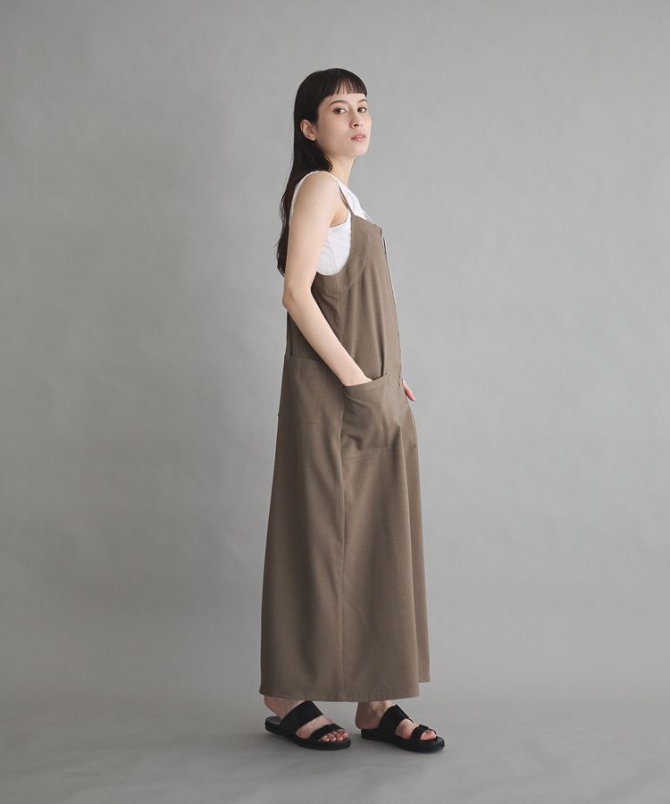 GARAGE OF GOOD CLOTHING「ZIP開きジャンパースカート」|ジャンパースカート|