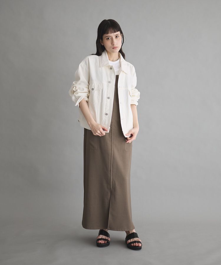 GARAGE OF GOOD CLOTHING「ZIP開きジャンパースカート」|ジャンパースカート|