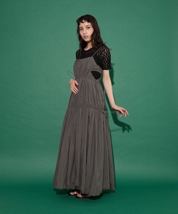 GARAGE OF GOOD CLOTHING「シャーリングサイドオープンワンピース」|ワンピース|