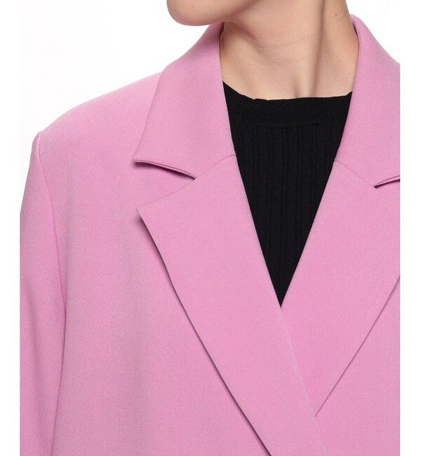 allureville「ダブルクロスチェスターコート」|ダッフルコート|