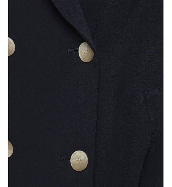 allureville「ダブルクロスチェスターコート」|ダッフルコート|