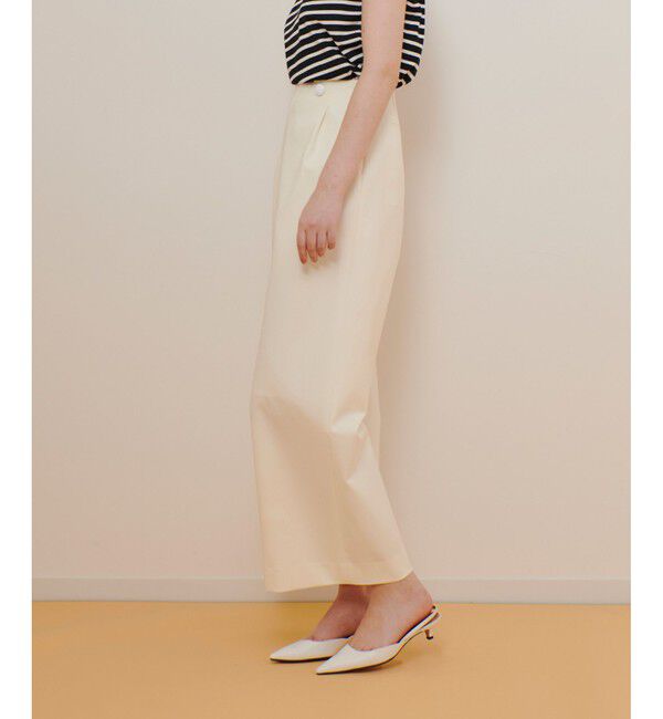 allureville「ダブルクロスストレッチマリンパンツ」|チノ|