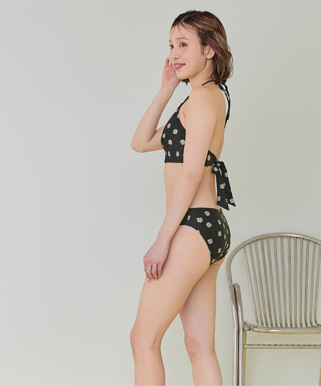 SEA DRESS「バックリボンホルターネックビキニ/水着」|ビキニ|