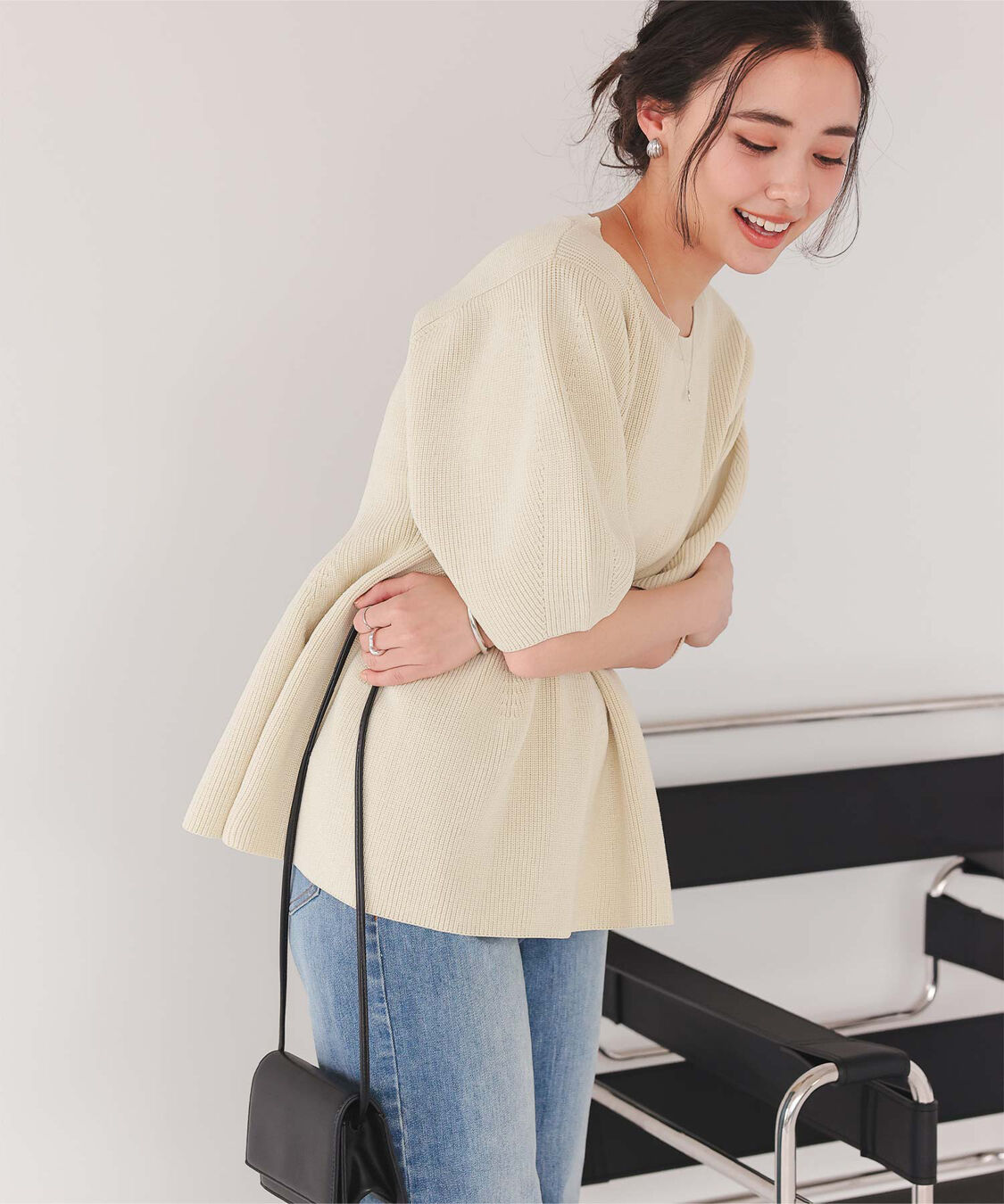 titivate「フレアデザインニットトップス」|ニット・セーター|