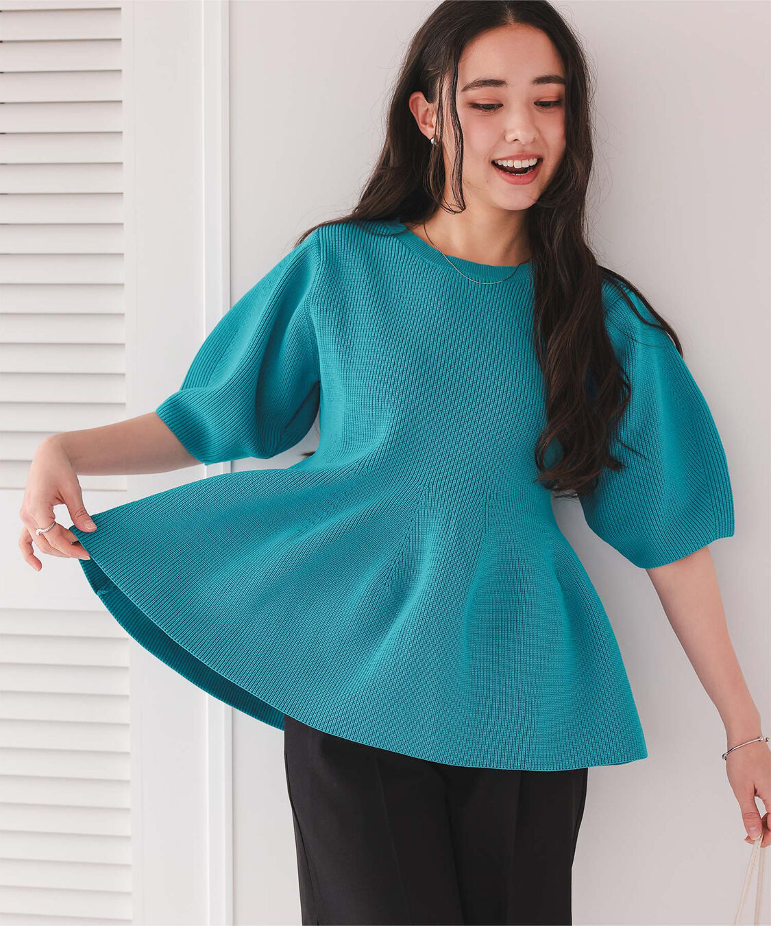 titivate「フレアデザインニットトップス」|ニット・セーター|