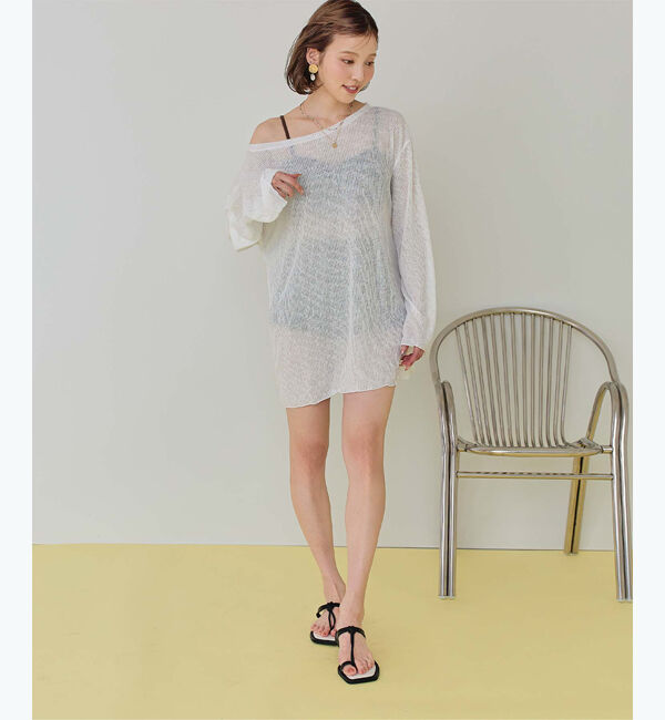 SEA DRESS「シアートップス付ビキニ/セット水着」|ビキニ|