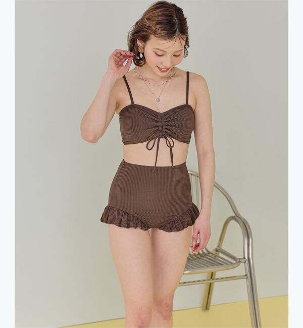 SEA DRESS「シアートップス付ビキニ/セット水着」|ビキニ|