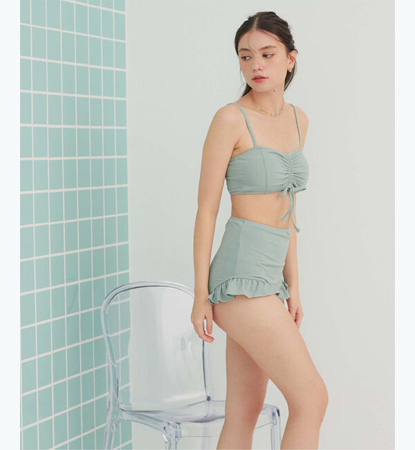 SEA DRESS「シアートップス付ビキニ/セット水着」|ビキニ|