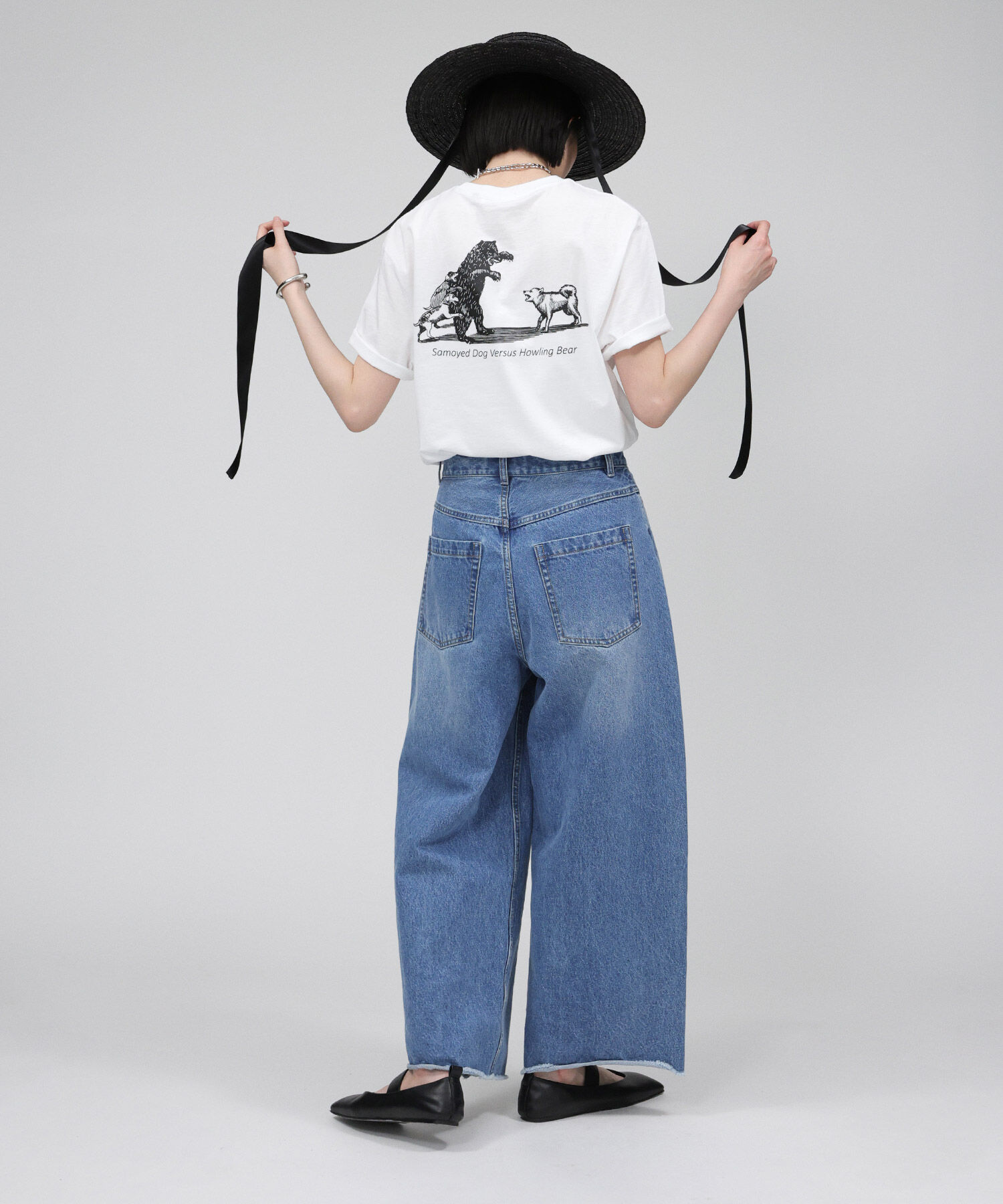 BABYLONE「ﾊﾞﾚﾙﾚｯｸﾞﾃﾞﾆﾑPT」|デニム|