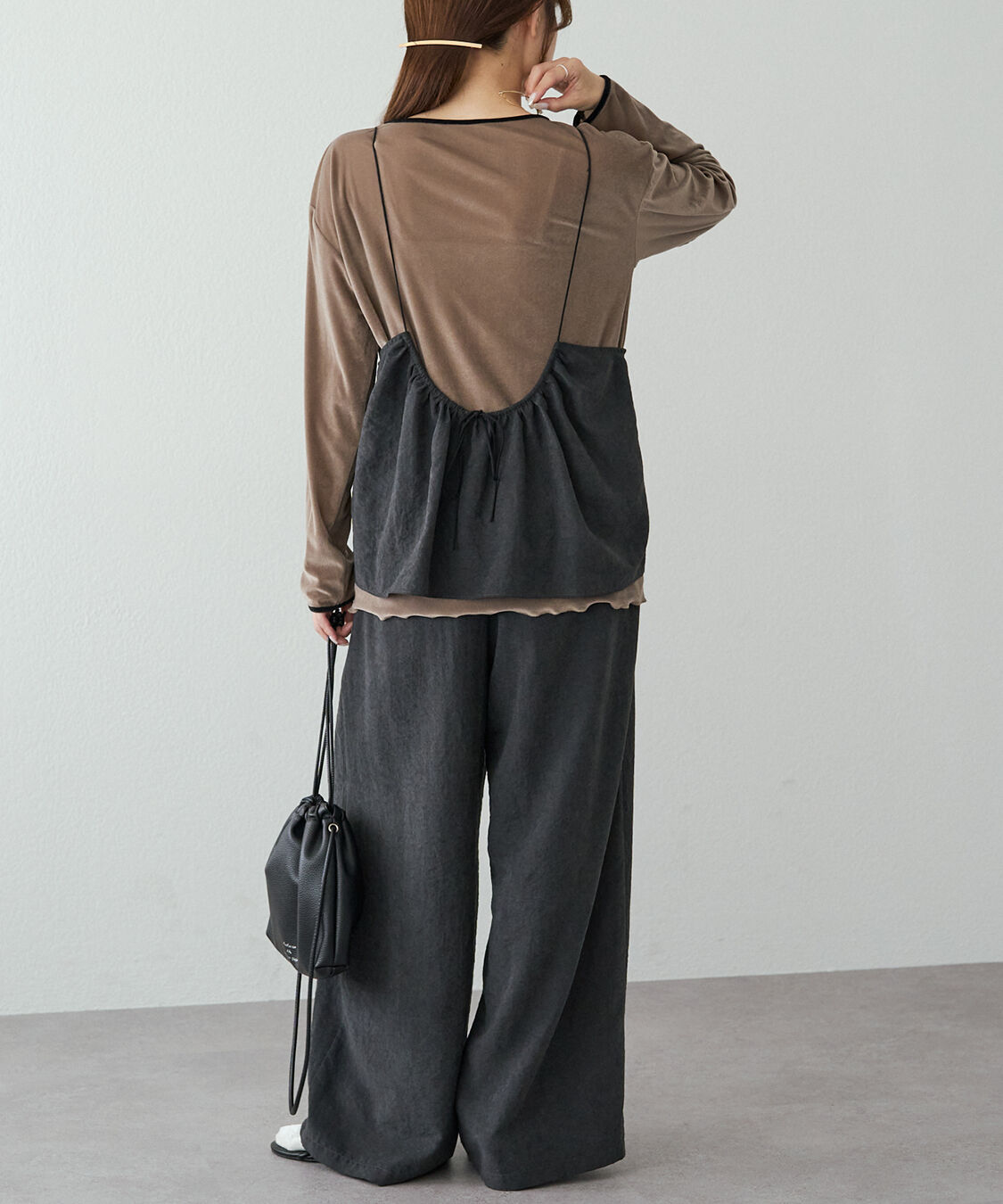  「【SET ITEM】パウダーツイルビスチェ+パンツセット」|その他|