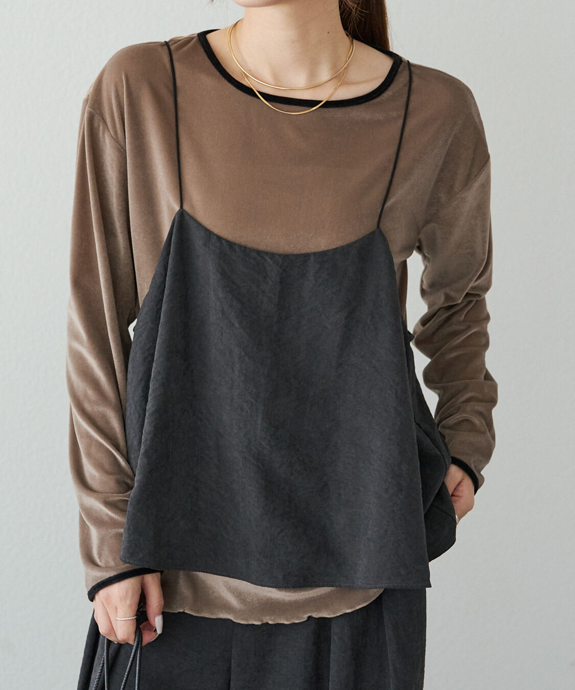  「【SET ITEM】パウダーツイルビスチェ+パンツセット」|その他|