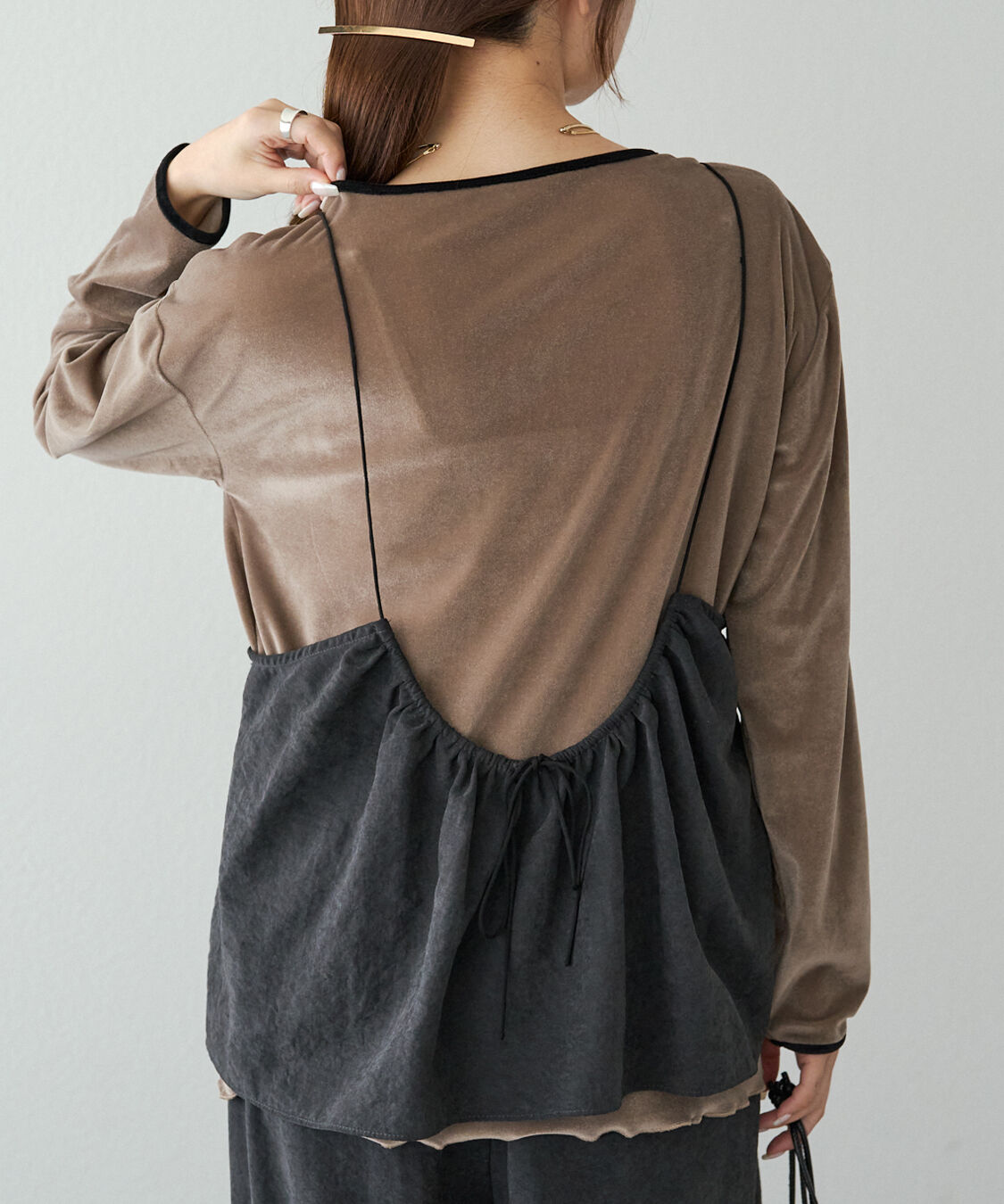  「【SET ITEM】パウダーツイルビスチェ+パンツセット」|その他|