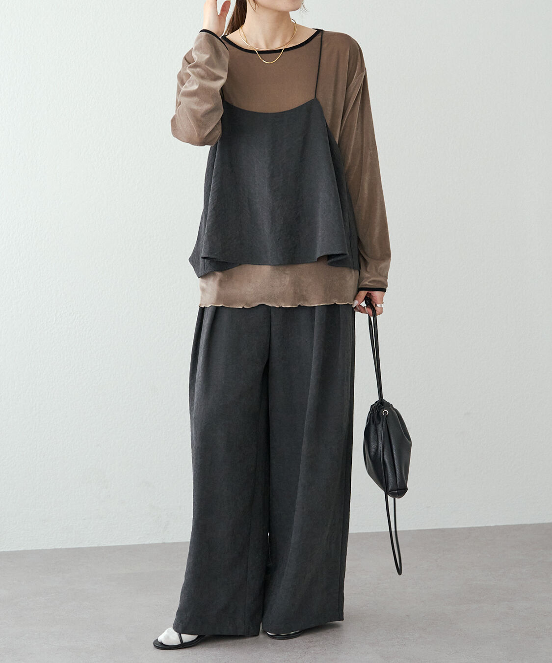  「【SET ITEM】パウダーツイルビスチェ+パンツセット」|その他|