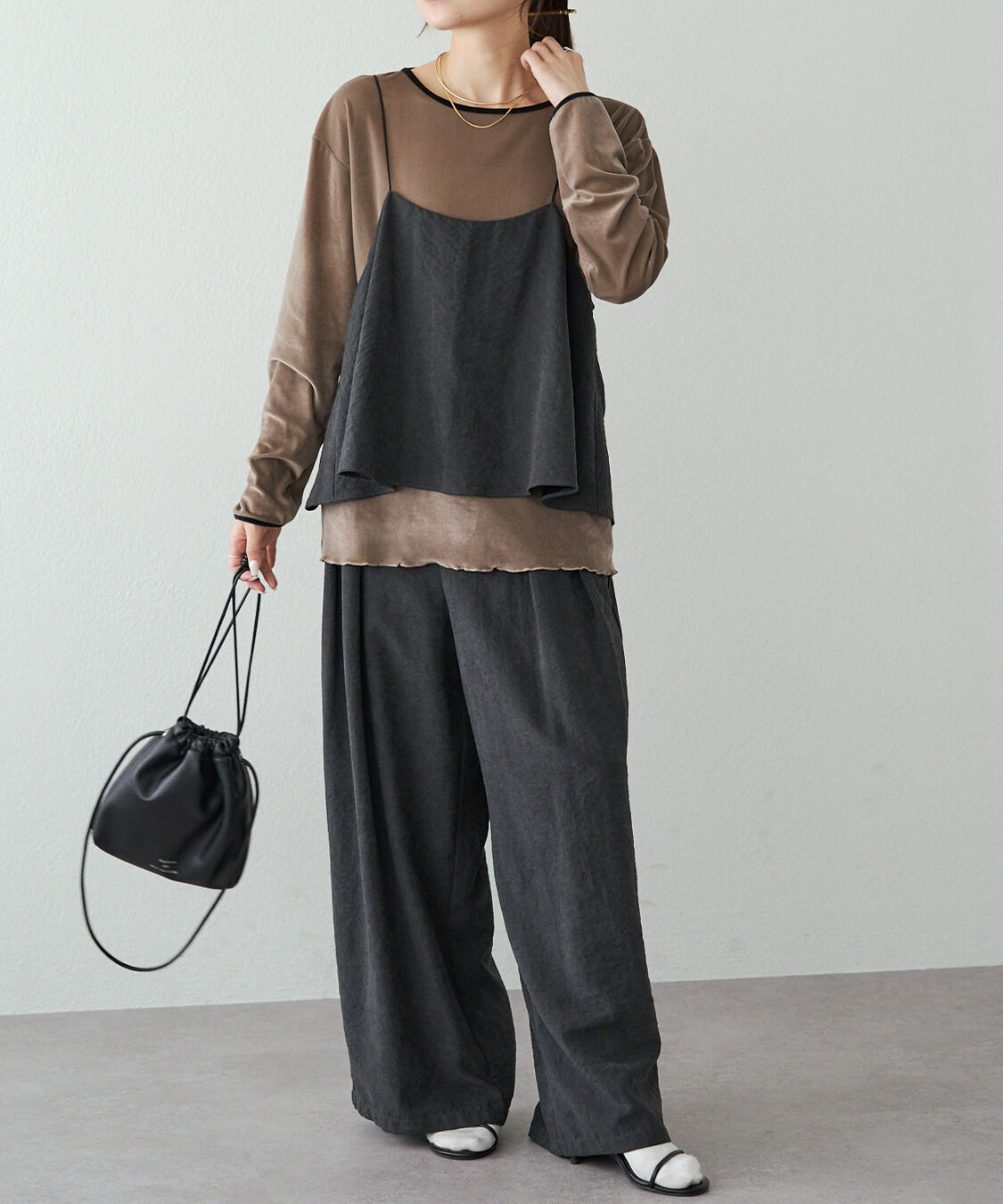  「【SET ITEM】パウダーツイルビスチェ+パンツセット」|その他|