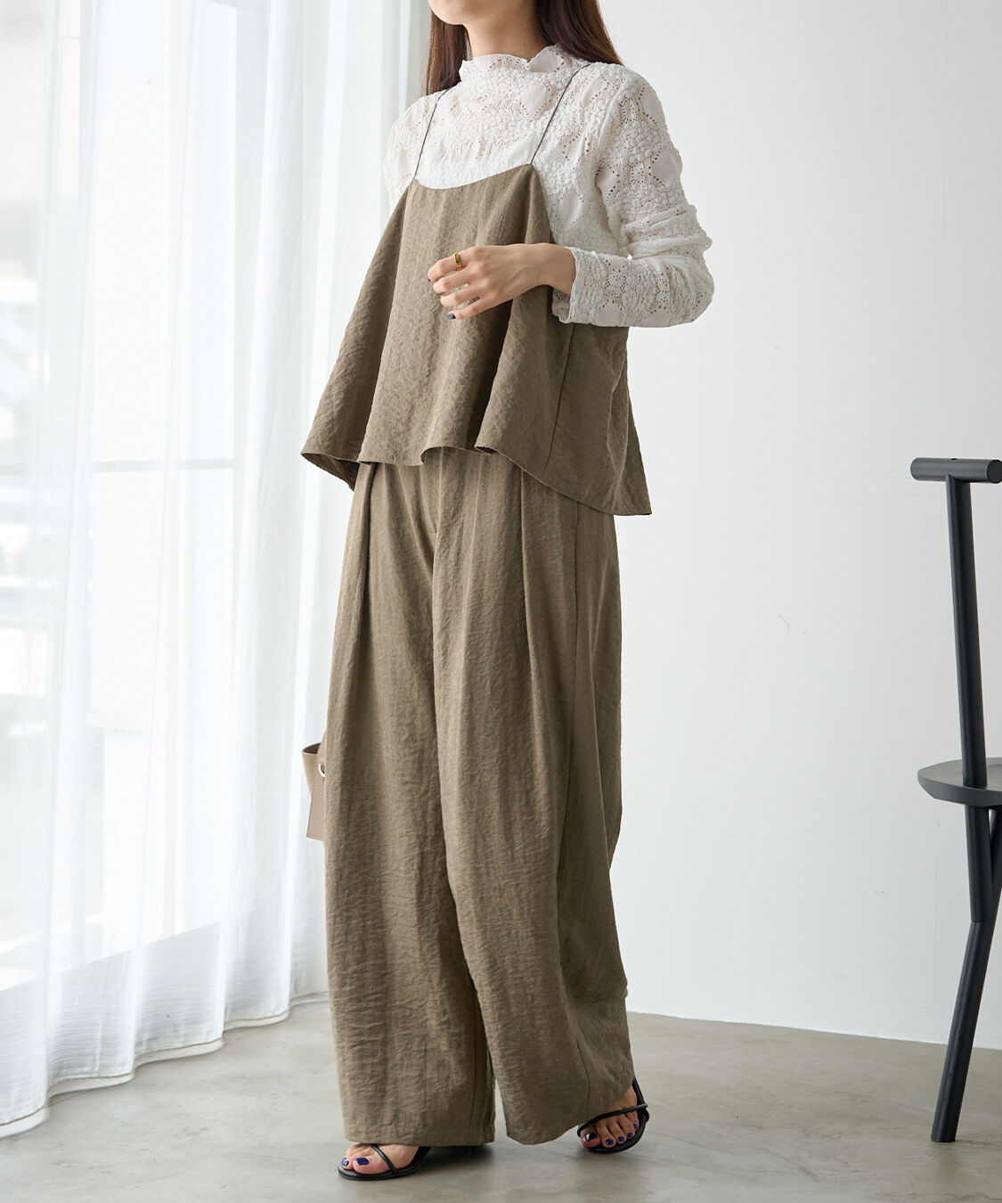  「【SET ITEM】パウダーツイルビスチェ+パンツセット」|その他|