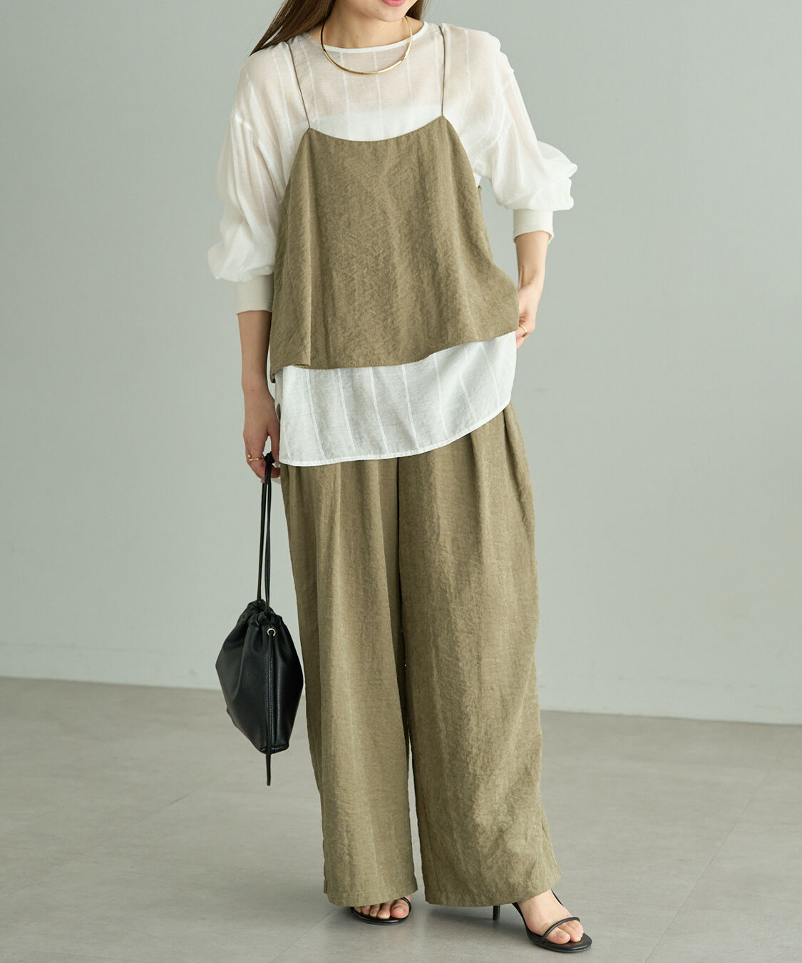  「【SET ITEM】パウダーツイルビスチェ+パンツセット」|その他|