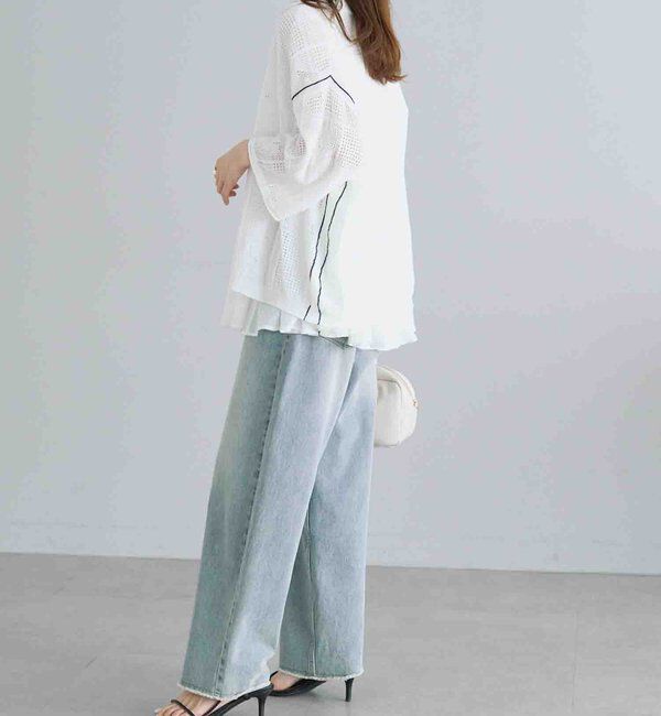  「《リバイバル》【低身長/高身長対応】タテストレッチ足長デニムパンツ」|その他|