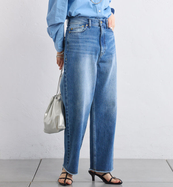  「《リバイバル》【低身長/高身長対応】タテストレッチ足長デニムパンツ」|その他|