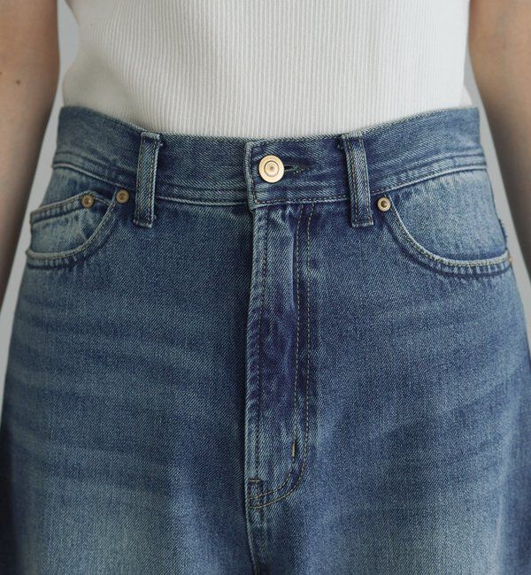  「《リバイバル》【低身長/高身長対応】タテストレッチ足長デニムパンツ」|その他|