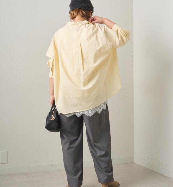  「リヨセルコットンオーバーシャツ」|シャツ・ブラウス|