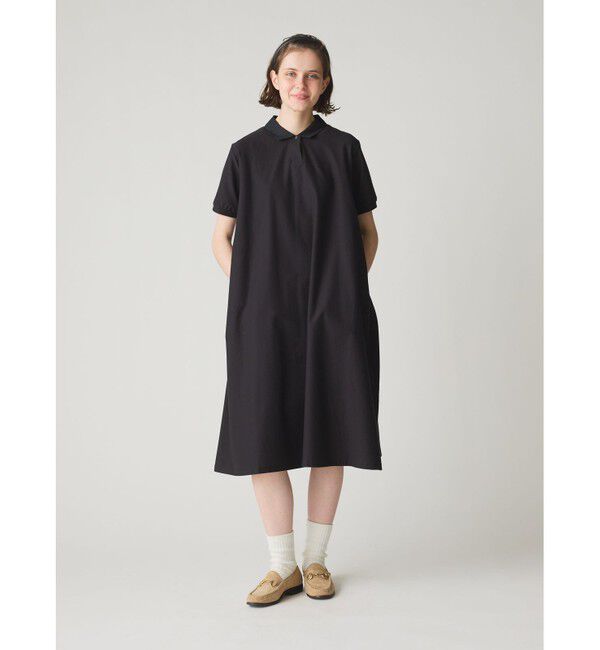 MidiUmi「MidiUmi ポロフレアワンピース」|ワンピース|