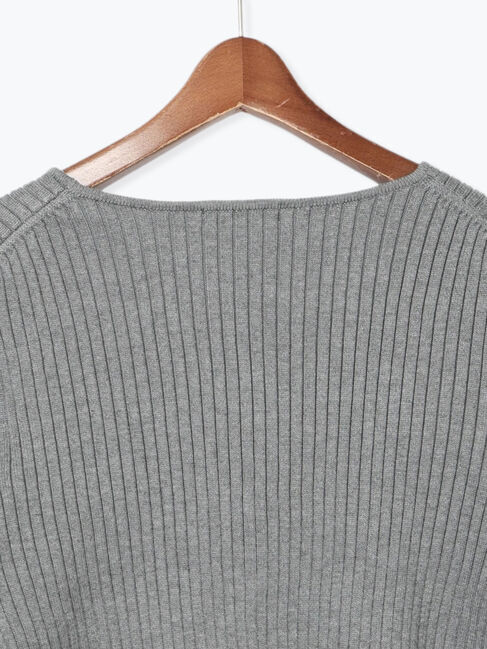 Te chichi「リブダブルジップVネックカーディガン」|カーディガン|