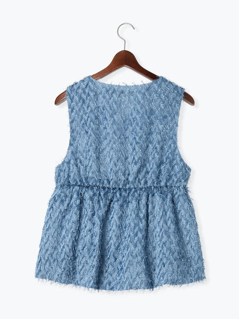 Te chichi「フリンジジャカードジレブラウス」|シャツ・ブラウス|