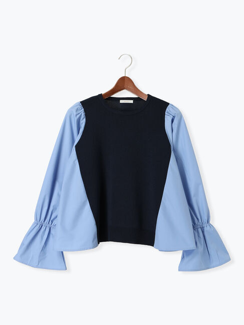 Te chichi「キャンディースリーブドッキングニット」|ニット・セーター|