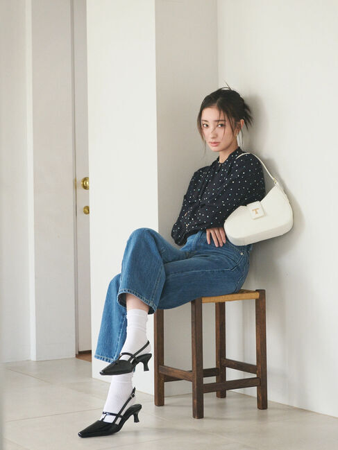 Te chichi「【宮本茉由着用】【EDWIN別注】ストレートデニムパンツ《2025spring catalog item》」|その他|ブルー