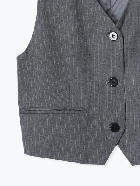 Te chichi「【宮本茉由着用】ストライプショートベスト《2025spring catalog item》」|シャツ・ブラウス|