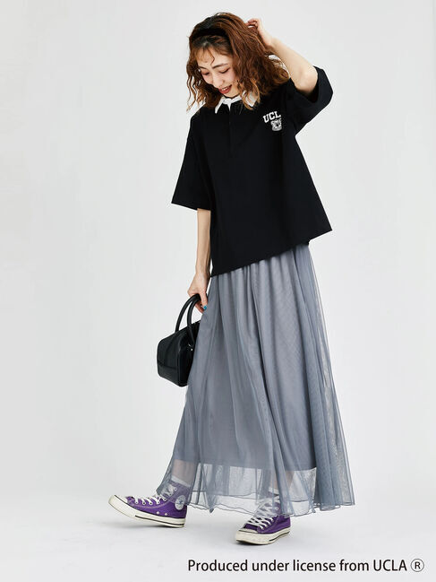 Lugnoncure「【UCLA】刺繍入り半袖ラガーシャツ」|Tシャツ・カットソー|
