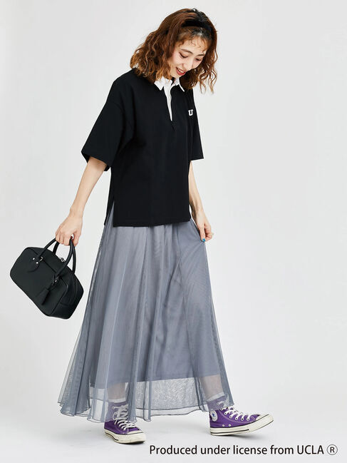 Lugnoncure「【UCLA】刺繍入り半袖ラガーシャツ」|Tシャツ・カットソー|