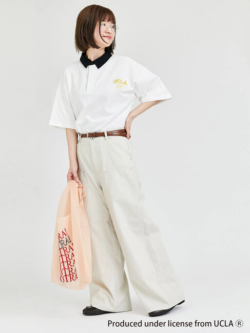 Lugnoncure「【UCLA】刺繍入り半袖ラガーシャツ」|Tシャツ・カットソー|