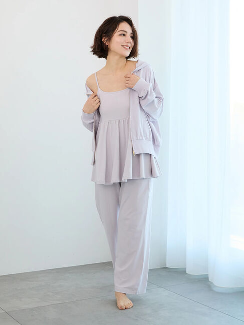 Te chichi「ワンポイント刺繍ミニ裏毛シップパーカー」|Tシャツ・カットソー|