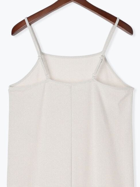 Te chichi TERRASSE「無地/ラメボーダーカットキャミワンピース」|ワンピース|