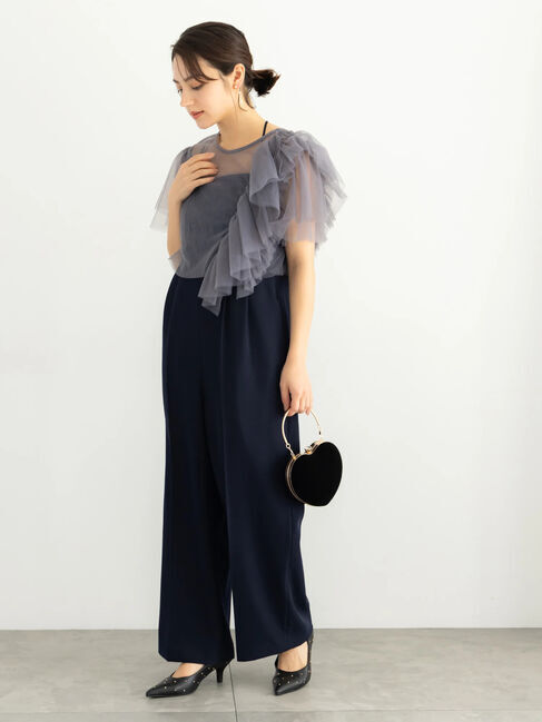 Te chichi「【セレモニーアイテム】チュールフリルレイヤードボレロ」|シャツ・ブラウス|