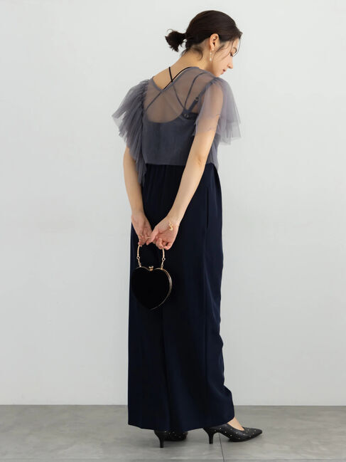 Te chichi「【セレモニーアイテム】チュールフリルレイヤードボレロ」|シャツ・ブラウス|