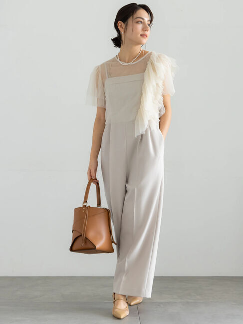 Te chichi「【セレモニーアイテム】チュールフリルレイヤードボレロ」|シャツ・ブラウス|