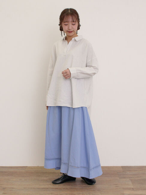 Samansa Mos2「2WAYシャーリングスカート」|スカート|