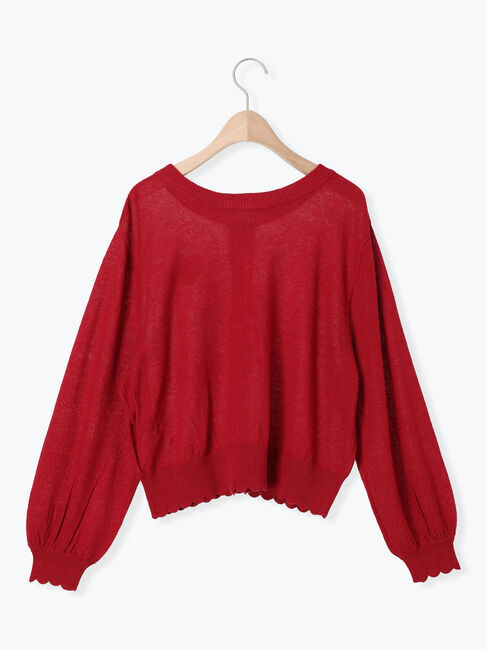 Samansa Mos2「【ゆべし&times;Samansa Mos2】ブローチ付2WAYニット」|カーディガン|