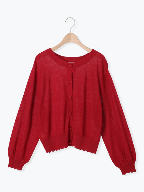 Samansa Mos2「【ゆべし&times;Samansa Mos2】ブローチ付2WAYニット」|カーディガン|