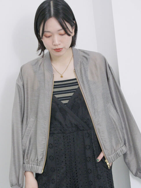 Samansa Mos2 blue「マルチボーダータンク」|Tシャツ・カットソー|