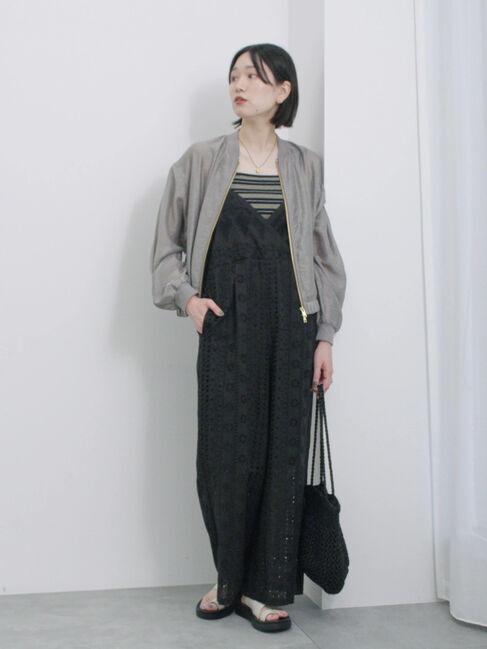 Samansa Mos2 blue「マルチボーダータンク」|Tシャツ・カットソー|