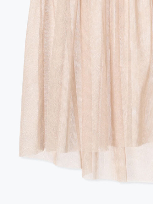 Samansa Mos2 blue「ラメチュールビスチェ」|シャツ・ブラウス|