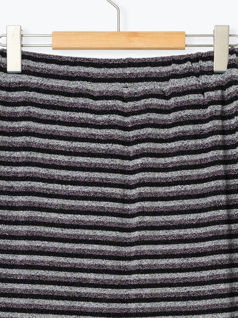 Samansa Mos2 blue「ラメナロースカート」|スカート|