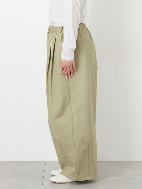 Samansa Mos2「【M/Lサイズ】タックワイドパンツ」|その他|