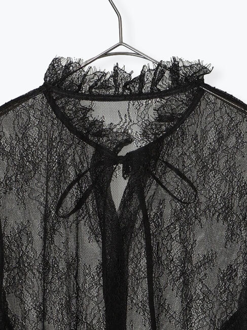 sm2rhythm「レースボウタイブラウス」|シャツ・ブラウス|