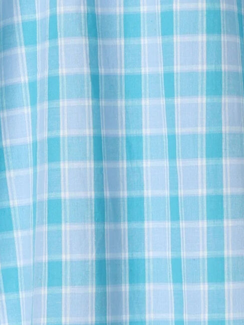 Samansa Mos2 Lagom「シャーリングネックチェックワンピース」|ワンピース|